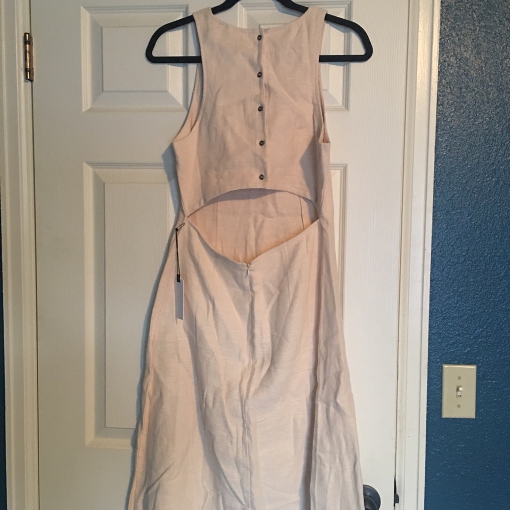 Summer dress with open back detail